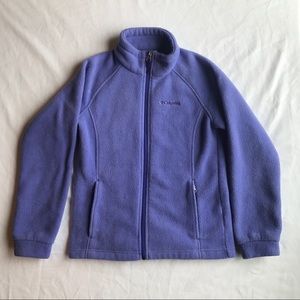 Purple fleece Columbia jacket